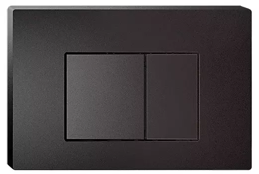 Смывная клавиша черный матовый для двойного смыва IDDIS Unifix UNI31MBI77