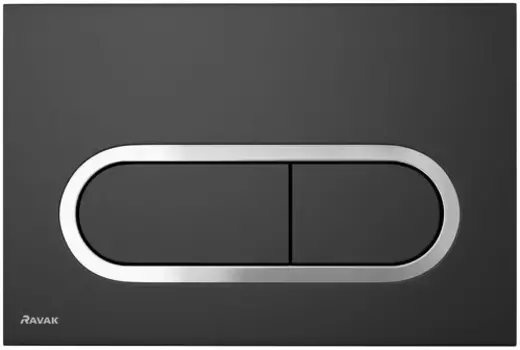 Кнопка смыва Ravak Chrome X01797 для инсталляции, черный матовый