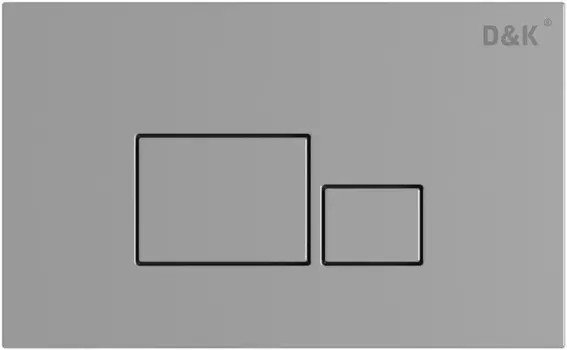 Кнопка смыва D&K Quadro DB1519001 для инсталляции, хром