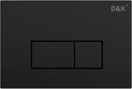 Кнопка смыва D&K Rhein DB1499025 для инсталляции, черный матовый
