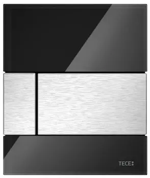 Смывная клавиша для писсуара TECE TECEsquare черный/нержавеющая сталь с покрытием против отпечатков пальцев 9242806