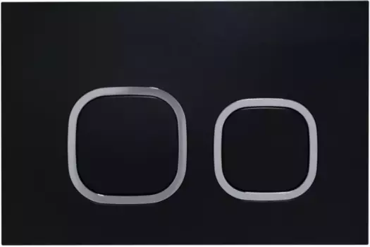 Кнопка смыва Esbano LPS-10MB ESINLPS10MB для инсталляции, черный матовый/хром/черный матовый