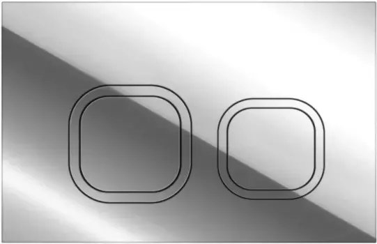 Кнопка смыва Esbano LPS-10SC ESINLPS10SC для инсталляции, хром