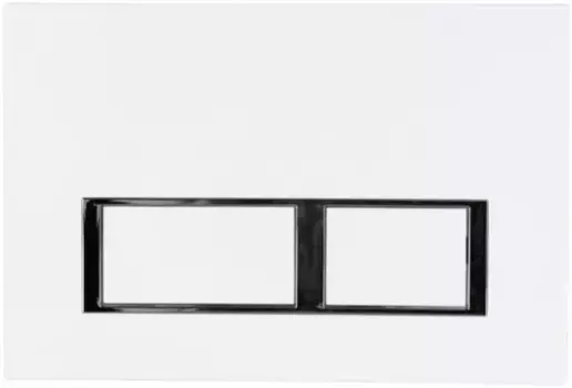 Кнопка смыва Esbano PRK-12GW ESINPRK12GW для инсталляции, белый глянец/хром/белый глянец