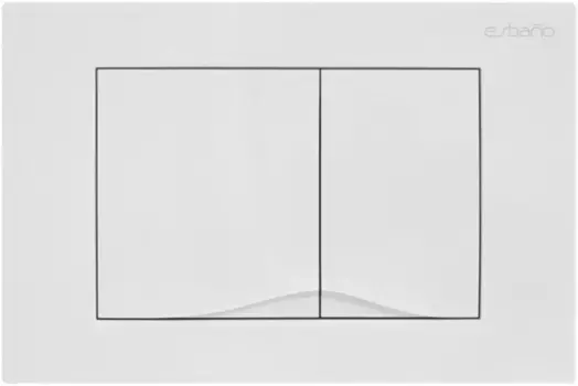 Кнопка смыва Esbano VRT-29GW ESINVRT29GW для инсталляции, белый глянец