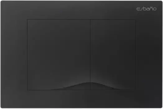 Кнопка смыва Esbano VRT-29MB ESINVRT29MB для инсталляции, черный матовый