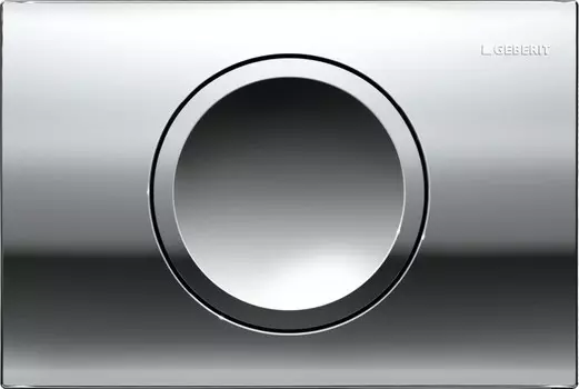 Смывная клавиша Geberit Delta11 глянцевый хром для одинарного смыва 115.120.21.1