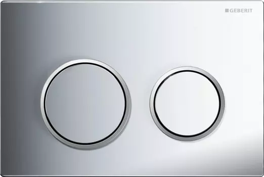 Кнопка смыва Geberit Omega 20 115.085.KH.1 для инсталляции, хром/матовый хром/хром
