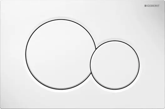 Кнопка смыва Geberit Sigma 01 115.770.11.5 для инсталляции, альпийский белый