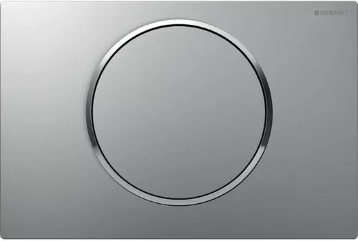Кнопка смыва Geberit Sigma 10 115.758.JQ.5 для инсталляции, матовый хром/хром/матовый хром
