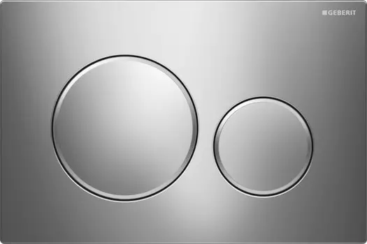 Кнопка смыва Geberit Sigma 20 115.882.KH.1 для инсталляции, хром/матовый хром/хром