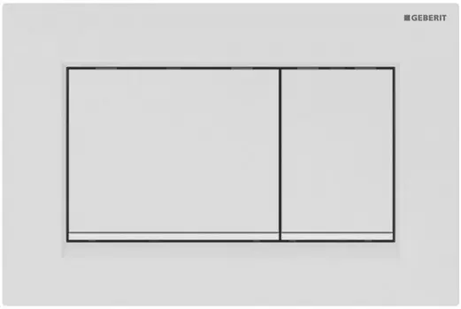 Кнопка смыва Geberit Sigma 30 115.883.01.1 для инсталляции, белый матовый/белый глянец/белый матовый