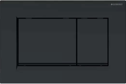 Кнопка смыва Geberit Sigma30 115.883.16.1 для инсталляции, черный матовый/черный глянец/черный матовый