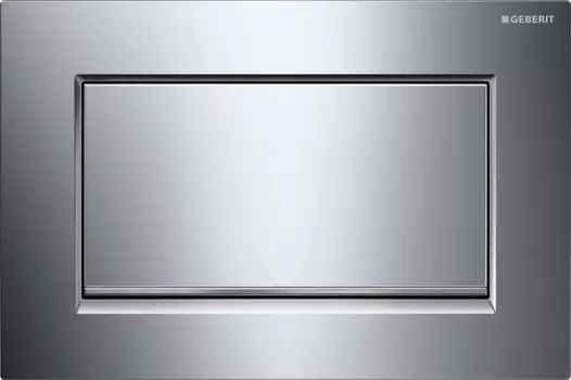 Смывная клавиша Geberit Sigma30 глянцевый хром/матовый хром/глянцевый хром для одинарного смыва 115.893.KY.1