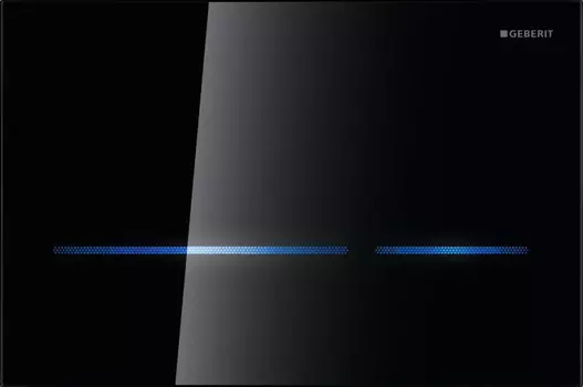 Смывная клавиша Geberit Sigma80 черный,питание от сети, для двойного смыва, бесконтактная 116.090.SG.1