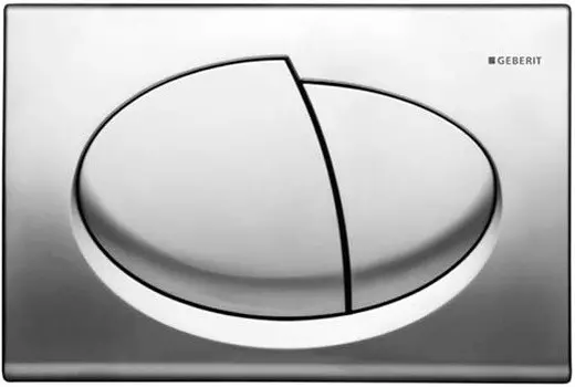 Кнопка смыва Geberit Twist 115.780.46.1 для инсталляции, матовый хром