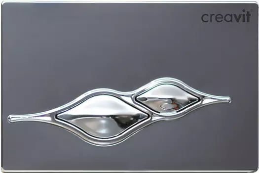 Кнопка смыва Creavit Ufo GP100400 для инсталляции, хром