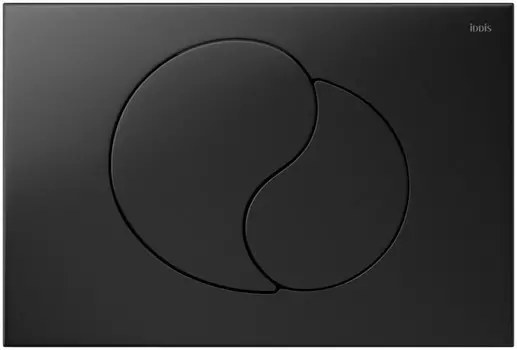 Смывная клавиша IDDIS Unifix черный матовый UNI02MBi77