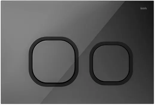 Кнопка смыва IDDIS Uniglass UNG01GBi77 для инсталляции, черный