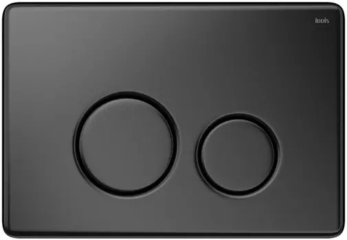 Кнопка смыва IDDIS Unisteel UNS01MBi77 для инсталляции, черный матовый