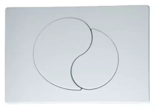 Смывная клавиша матовый хром для двойного смыва IDDIS Unifix UNI20M0I77