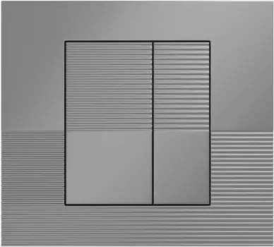 Кнопка смыва Grossman Pragma 800.T1.03.110.110 для инсталляции, матовый хром
