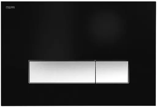 Смывная клавиша Mepa Orbit бриллиант черный/хром 421864