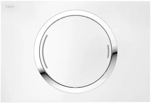 Смывная клавиша Mepa Zero белый/глянцевый хром 421850