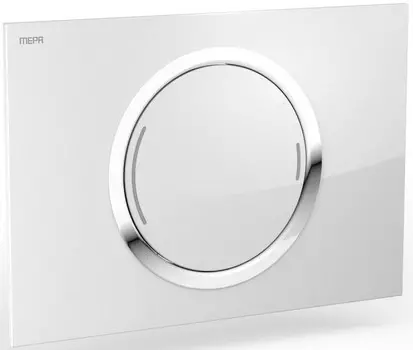 Смывная клавиша Mepa Zero белый/глянцевый хром 421854
