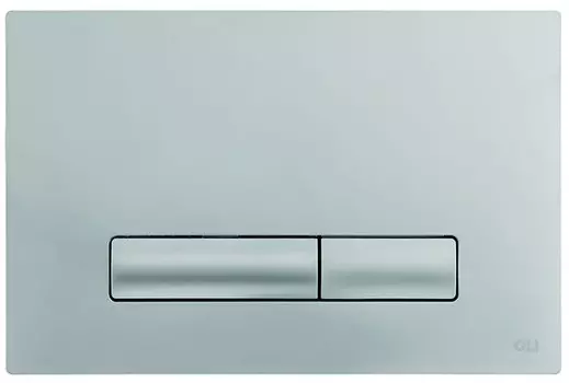 Смывная клавиша OLI Glam OLIpure матовый хром 139180