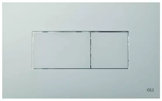 Кнопка смыва OLI Karisma 641006 для инсталляции, матовый хром