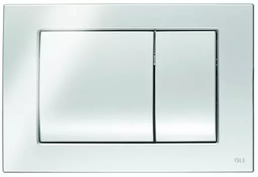 Кнопка смыва OLI Metal Dual 656004 для инсталляции, хром