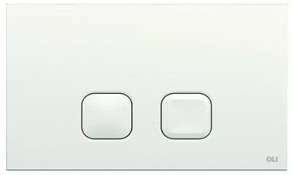 Кнопка смыва OLI Plain 70826 для инсталляции, белый