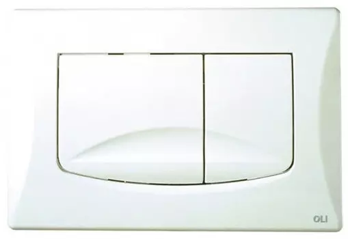 Кнопка смыва OLI River Dual Oliveira 638501 для инсталляции, белый