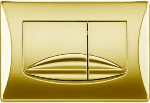 Кнопка смыва OLI River Dual 638508 для инсталляции, золотой