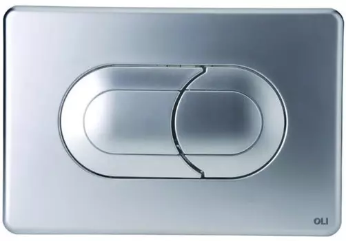 Кнопка смыва OLI Salina 640086 для инсталляции, матовый хром