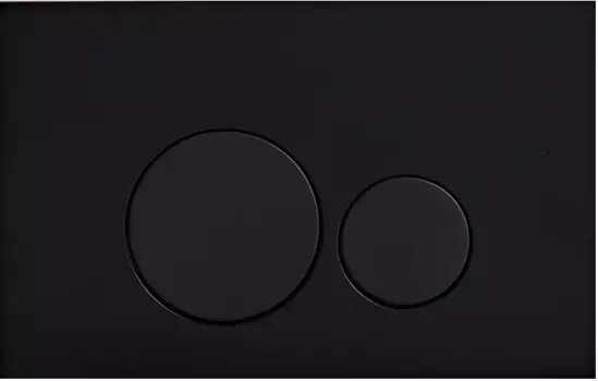 Кнопка смыва Olive’S Plaza PL411B для инсталляции, черный матовый