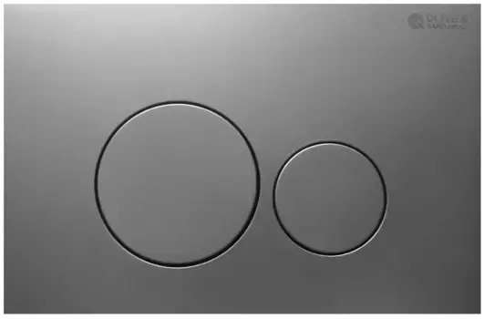 Кнопка смыва Olive’S Plaza PL411G для инсталляции, матовый хром