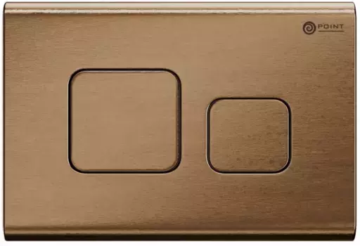 Кнопка смыва Point Афина PN44041BB для инсталляции, бронза