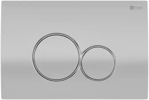 Кнопка смыва Point Виктория PN44061SC для инсталляции, сатин/хром/сатин