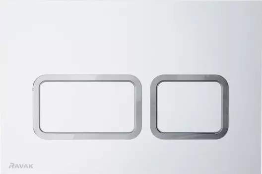 Кнопка смыва Ravak Twin X01739 для инсталляции, сатин