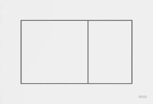 Кнопка смыва Tece TECEnow 9240400 для инсталляции, белый глянец