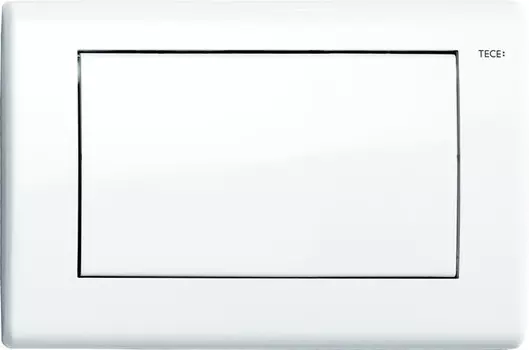 Кнопка смыва Tece TECEplanus 9240314 для инсталляции, белый глянец