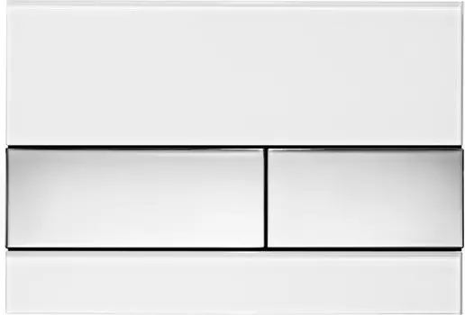 Кнопка смыва Tece TECEsquare 9240802 для инсталляции, белый/хром