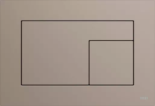 Кнопка смыва Tece TECEvelvet 9240730 для инсталляции, бежево-коричневый