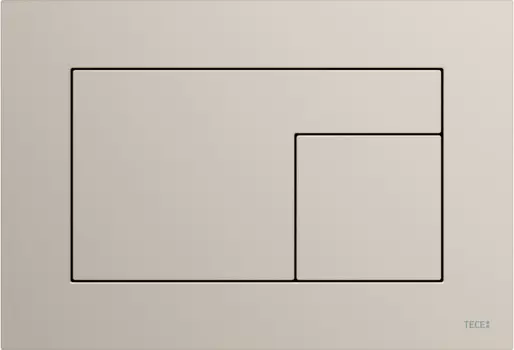 Кнопка смыва Tece TECEvelvet 9240733 для инсталляции, серо-бежевый
