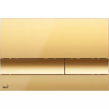 Смывная клавиша золото для двойного смыва AlcaPlast M1725