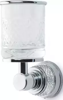 Стакан для зубных щеток Boheme Aura 10244-CR настенный, хром