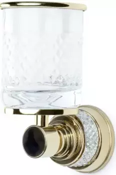 Стакан для зубных щеток Boheme Aura 10244-G настенный, золотой