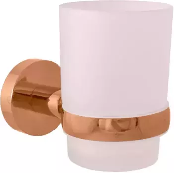 Стакан для зубных щеток Rav Slezak Colorado COA0201ZRK настенный, розовое золото матовый